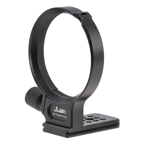 Hersmay 82 mm Metall Stativschelle Tripod Mount Ring für Canon RF 70-200mm F2.8L is USM Telezoom Objektiv mit 1/4" & 3/8" Schrauben Schnellwechselplatte für Acra Swiss Stativ von Hersmay