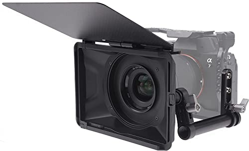 Hersmay Mini Matte Box Lightweight mit 15 mm Rod Clamp Clip-on Lens Mattebox mit 67 mm/72 mm/77 mm/82 mm Adapterring für DSLR Rig A7IV A7SIII A9 A6000 GH5 GH6 Z6 Z7 II R5 R5C M6 M50 Kamera Hersmay Mini Matte Box Lightweight mit 15 mm Rod Clamp Clip-on Lens Mattebox mit 67 mm/72 mm/77 mm/82 mm Adapterring für DSLR Rig A7IV A7SIII A9 A6000 GH5 GH6 Z6 Z7 II R5 R5C M6 M50 Kamera von Hersmay