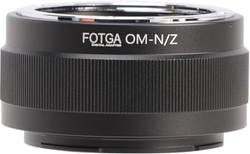Hersmay OM-Nikn Z Objektivadapter für Olympus OM Mount Objektiv für Nikon Z Mount Z8 Zf Zfc Z5 Z6 Z7 II Z6II Z7II Z9 Z50 Z30 Spiegellose DSLR Kamera von Hersmay