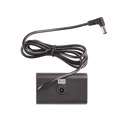 Hersmay NP-F Dummy Batterie DC Adapter mit DC 5,5 * 2,5 mm Stecker Für Sony NP-F550 F570 F750 F770 NP-F960 NP-F970 zur Stromversorgung Video LED Licht Kameramonitor YN300 II YN-600 W260 CN-160 CN-126 von Hersmay