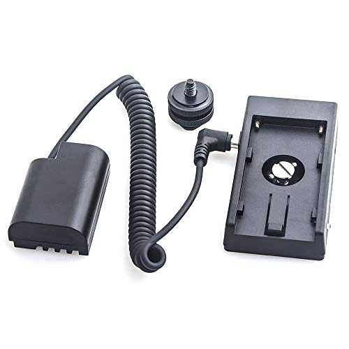 Hersmay Netzteilkabel NP-F970 Akku Adapter auf DMW-DCC12 Volldecodierter Dummy-Akku mit 1/4 "Blitzschuh-Befestigungsschraube für Panasonic DMC-GH3 GH4 GH3K GH4K GH5 Kameras Hersmay Netzteilkabel NP-F970 Akku Adapter auf DMW-DCC12 Volldecodierter Dummy-Akku mit 1/4 "Blitzschuh-Befestigungsschraube für Panasonic DMC-GH3 GH4 GH3K GH4K GH5 Kameras von Hersmay