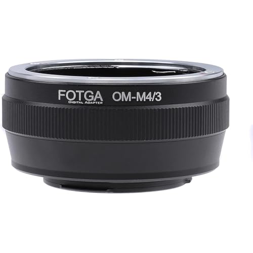 Hersmay OM-M4/3 Objektiv Adapter für Olympus OM Objektiv auf M4/3 MFT Mount Kamera E-PL8 E-PL9 E-M5 E-M10 I II III E-PM2 E-PM1 Pen-F E-M1X/ Pnasonic G7 G9 GF8 GH5 GX7 GX8 GX9 GX85 GX80 GX850 G90 G91 von Hersmay