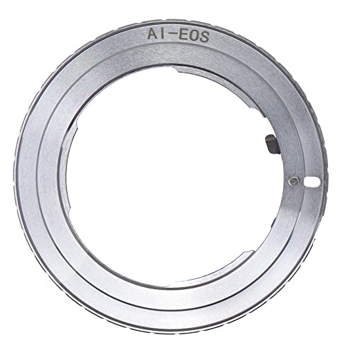 Hersmay Objektiv Adapter Ring für Nikon AI F Objektiv passend für Canon EOS EF EF-S DSLR Film SLR Kamera 1D X 1D C 5D 5Ds 6D 7D Mark II/II/IV 70D 80D 700D 750D 760D 800D 1200D 1300D 4000D DSLR Kamera Hersmay Objektiv Adapter Ring für Nikon AI F Objektiv passend für Canon EOS EF EF-S DSLR Film SLR Kamera 1D X 1D C 5D 5Ds 6D 7D Mark II/II/IV 70D 80D 700D 750D 760D 800D 1200D 1300D 4000D DSLR Kamera von Hersmay