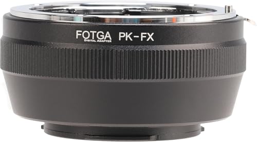 Hersmay PK-FX Lens Mount Adapter für Pentax K Objektiv auf Fuji X Mount Kamera Für Fujifilm X-H1 X-E3 X-T10 X-T1 X-T2 X-T20 X-T30 X-T40 X-Pro1 X-Pro2 X-M1 X-A1 X-A2 X-A3 X-A5 X-A10 X-A20 Kamera von Hersmay