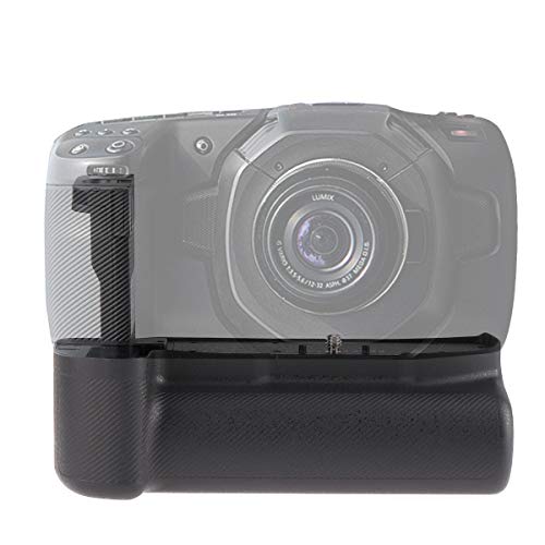 Hersmay Pro Vertical Multi-Power Batteriegriff für Blackmagic Pocket Cinema Kamera BMPCC 4K 6K Kamera, Batteriehalter für 3X LP-E6 Akku von Hersmay