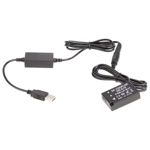 Hersmay USB-Stromadapterkabel + dekodierte LP-E17 Dummy-Batterie DR-E18 für Canon EOS R8 R10 RP R50 M3 M5 M6 Mark II 77D 850D 800D 760D 750D 200DII 200D T6i T6s Rebel T7i Kiss X8i Kamera Hersmay USB-Stromadapterkabel + dekodierte LP-E17 Dummy-Batterie DR-E18 für Canon EOS R8 R10 RP R50 M3 M5 M6 Mark II 77D 850D 800D 760D 750D 200DII 200D T6i T6s Rebel T7i Kiss X8i Kamera von Hersmay