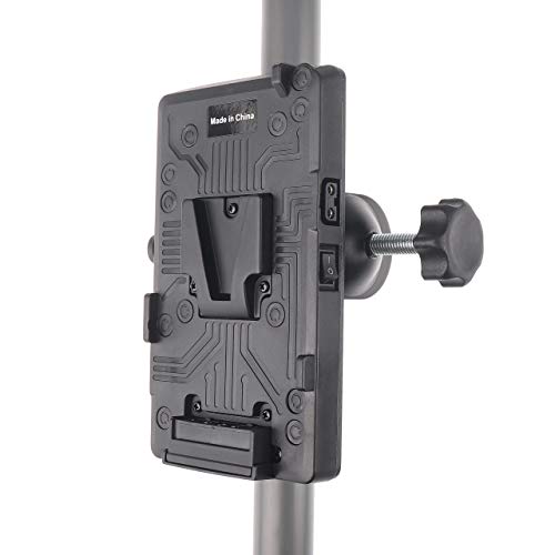 Hersmay V-Mount Akku Platte Batterieplatte Netzteil mit D-Tap Ausgang & Klemme für Sony/Canon/Nikon/Panasonic DSLR Videokamera A7 II III Gh4/5/5S Fotga A50 Monitor etc,Kamera Monitor,LED Licht Hersmay V-Mount Akku Platte Batterieplatte Netzteil mit D-Tap Ausgang & Klemme für Sony/Canon/Nikon/Panasonic DSLR Videokamera A7 II III Gh4/5/5S Fotga A50 Monitor etc,Kamera Monitor,LED Licht von Hersmay