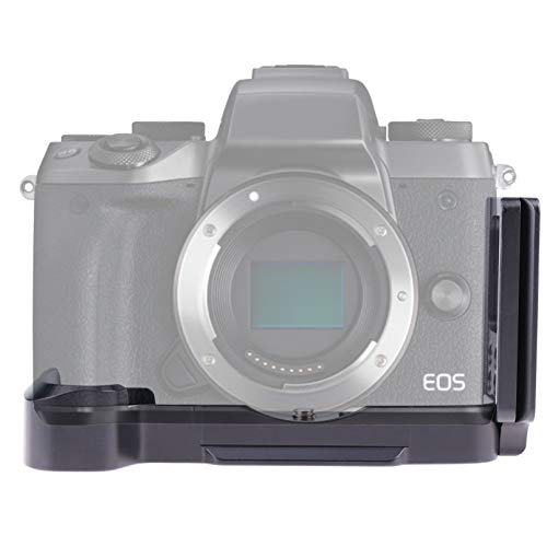 Vertikaler Schnellspanner L-Bracket L-Platte L Winkel für Canon EOS M5 Systemkamera von Hersmay