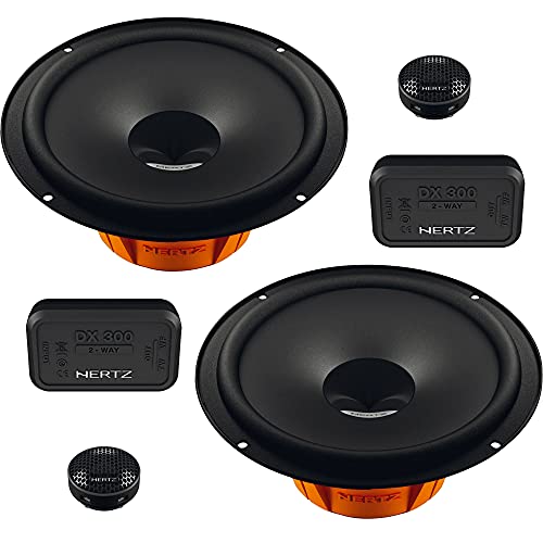 Hertz 16,5cm / 165mm 2-Wege Auto Lautsprecher Komponenten System/Boxen DSK 165.3-80 Watt RMS / 160 Watt MAX von Hertz