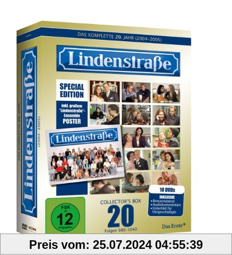 Lindenstraße - Collector's Box 20 (Limited Edition im exklusiven Gold-Schuber inkl. Audiokommentare + Poster ) [Special Edition] [10 DVDs] von Herwig Fischer