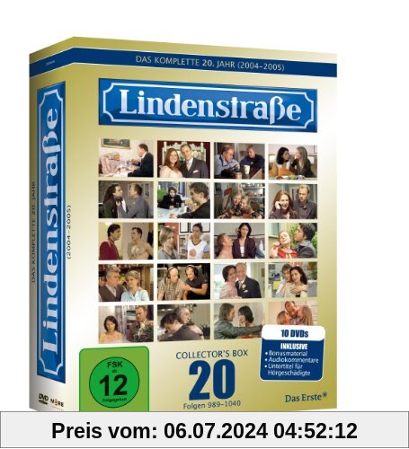 Lindenstraße - Collector's Box 20 (im Gold-Schuber inkl. Audiokommentare)  [10 DVDs] von Herwig Fischer