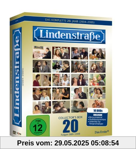 Lindenstraße - Collector's Box 20 (im Gold-Schuber inkl. Audiokommentare)  [10 DVDs] von Herwig Fischer