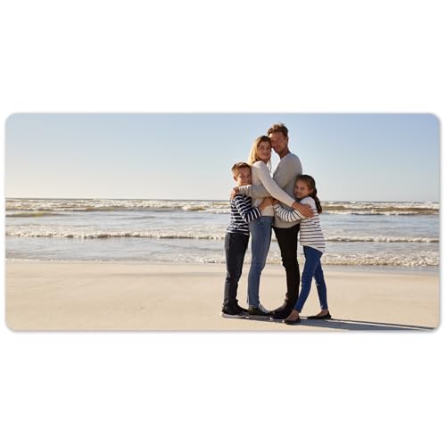 Herz & Heim® XXL Mousepad mit Wunschmotiv – Personalisierbare Schreibtischunterlage mit Foto & Text – Individuelles Mauspad mit eigenen Fotos (Foto) von Herz & Heim
