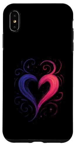 Herz-symbol Kunst Romantik Liebe Kunstwerk Hülle für iPhone XS Max von Herz