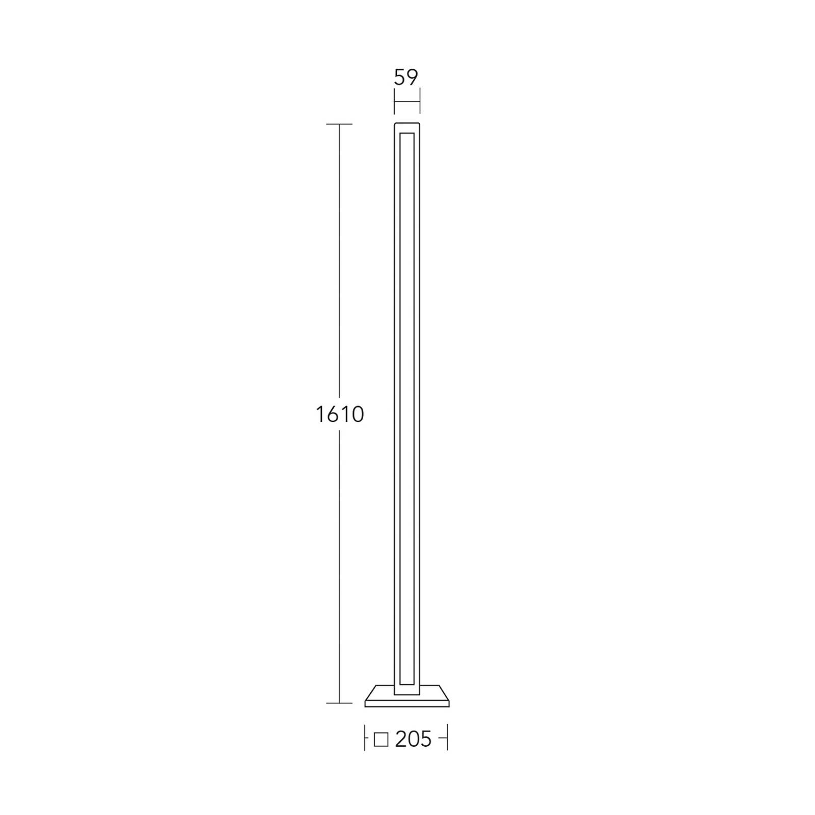 HerzBlut LED- Stehlampe Karl K, Holz, dimmbar, 161 cm HerzBlut LED- Stehlampe Karl K, Holz, dimmbar, 161 cm von HerzBlut