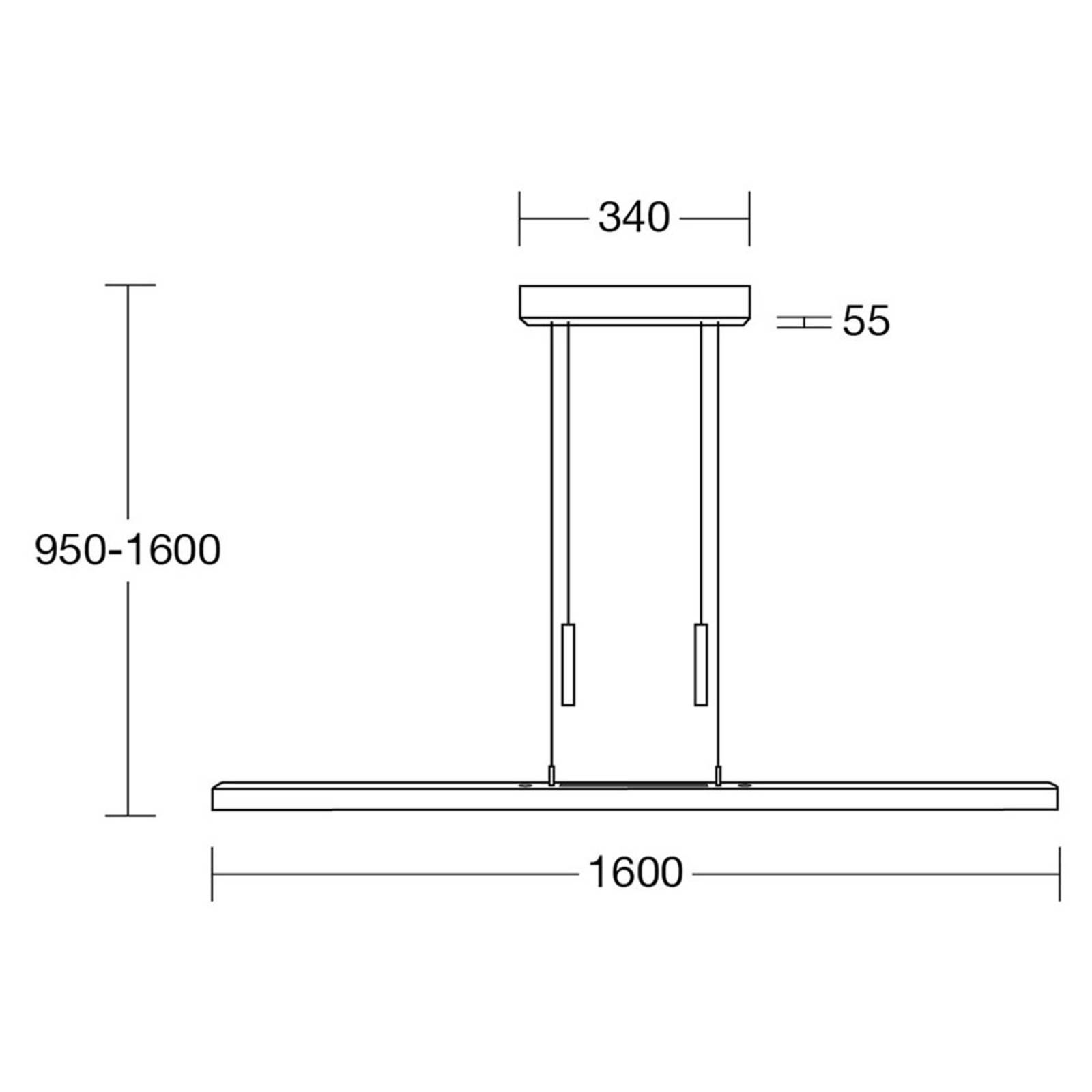 HerzBlut Leonora Hängelampe Up&Down 160cm Nussbaum HerzBlut Leonora Hängelampe Up&Down 160cm Nussbaum von HerzBlut