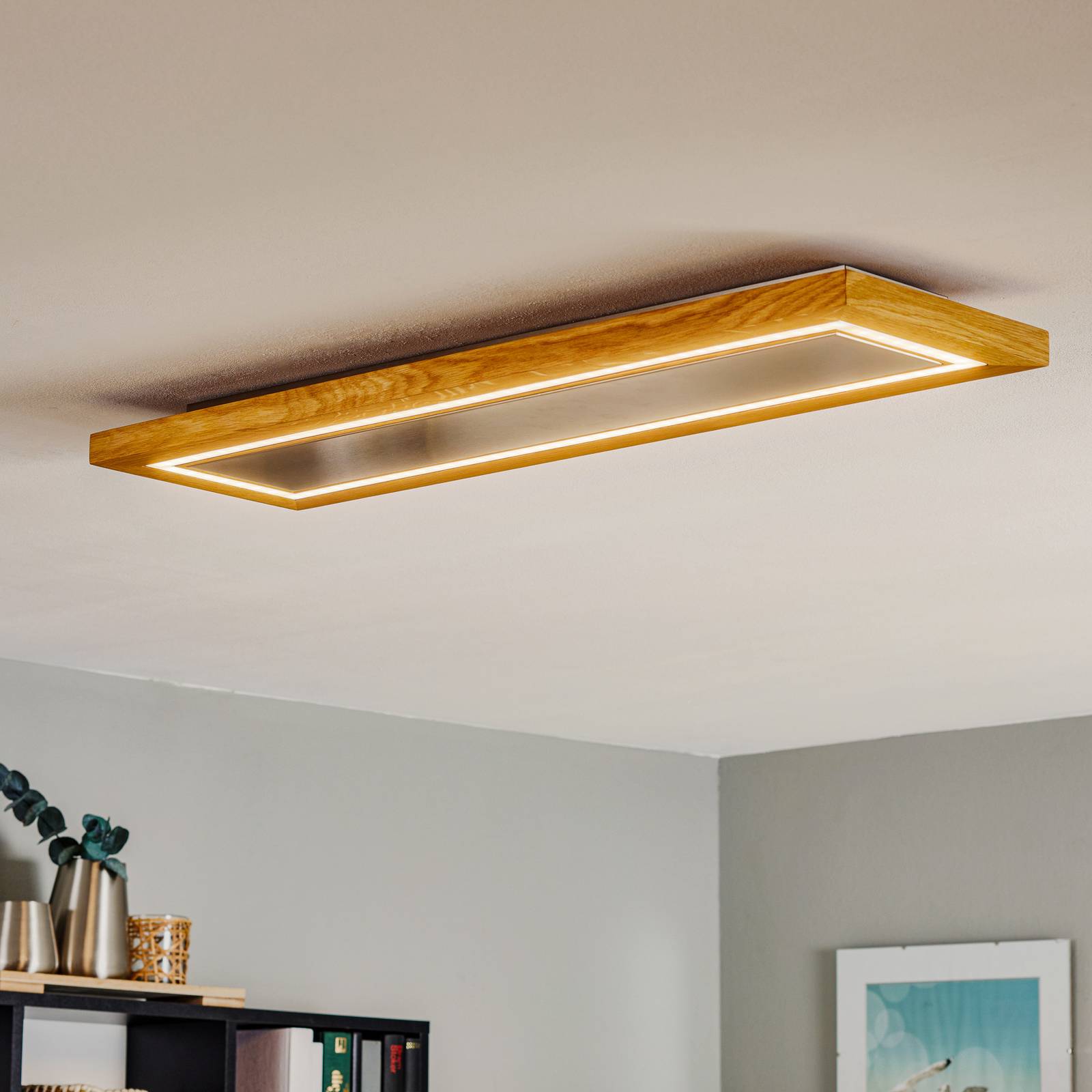 HerzBlut Otto O Deckenlampe Rechteck Eiche geölt HerzBlut Otto O Deckenlampe Rechteck Eiche geölt von HerzBlut