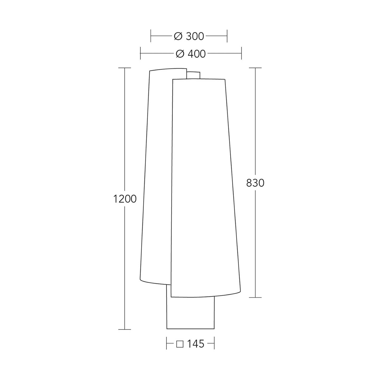 HerzBlut Stehleuchte Jojo, Holz, braun/creme, 120 cm, E27 HerzBlut Stehleuchte Jojo, Holz, braun/creme, 120 cm, E27 von HerzBlut