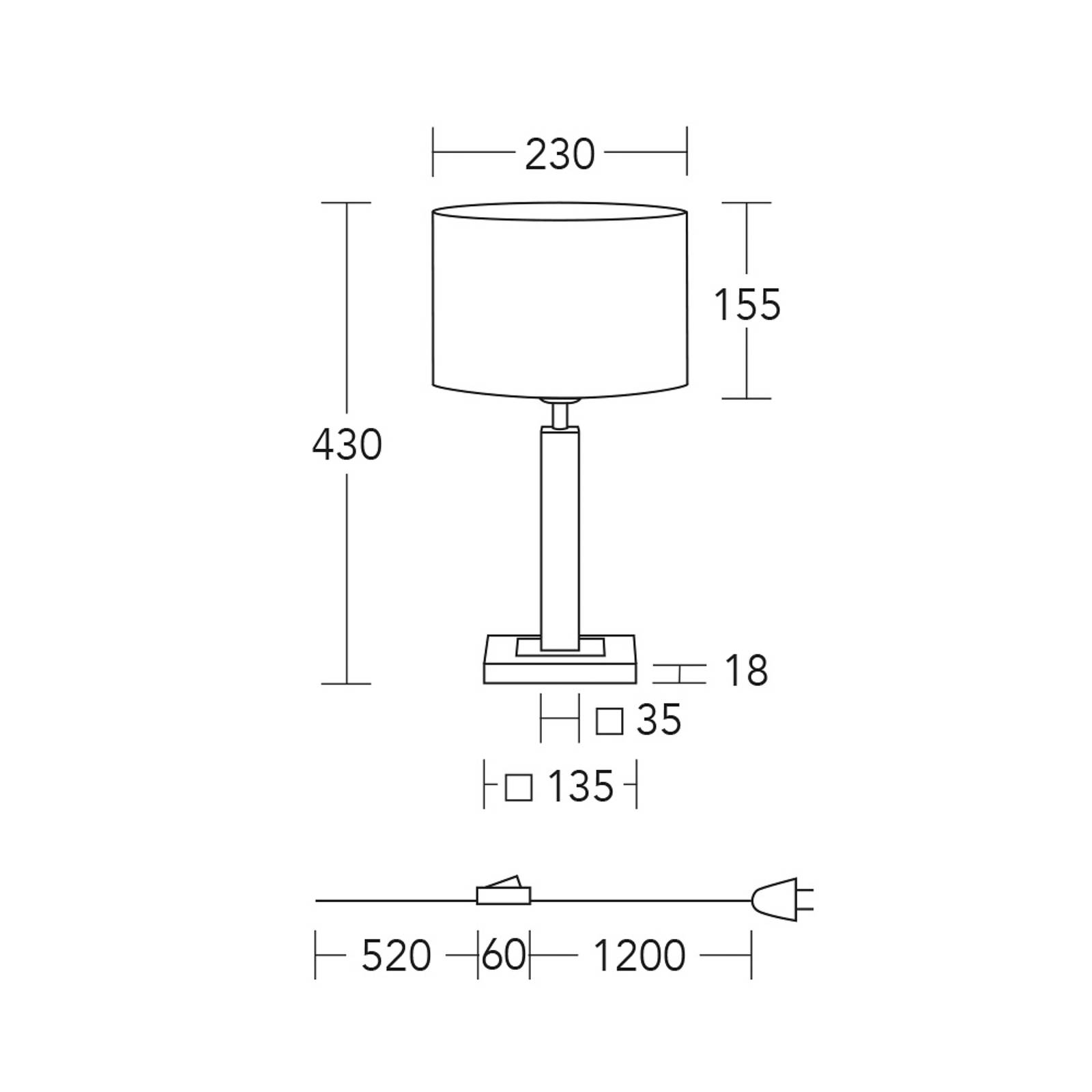 HerzBlut Tischleuchte Titos, Holz, weiß, 43 cm hoch, E27 HerzBlut Tischleuchte Titos, Holz, weiß, 43 cm hoch, E27 von HerzBlut