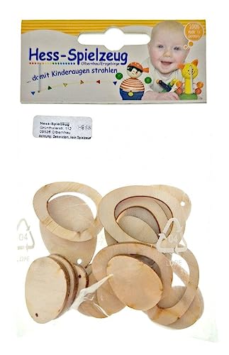 Hess Holzspielzeug 25116 - Streudeko oder Tischdekoration aus Holz, Motiv "Ostereier", 15 g im Beutel, ca. 2-4 cm, zum Verzieren, Basteln oder Bemalen Hess Holzspielzeug 25116 - Streudeko oder Tischdekoration aus Holz, Motiv "Ostereier", 15 g im Beutel, ca. 2-4 cm, zum Verzieren, Basteln oder Bemalen von Hess