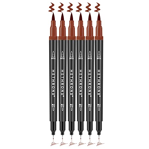 Hethrone Filzstifte Doppelseitig, Dual Brush Pen Set als Ersatz R152 Holunderbeere von Hethrone
