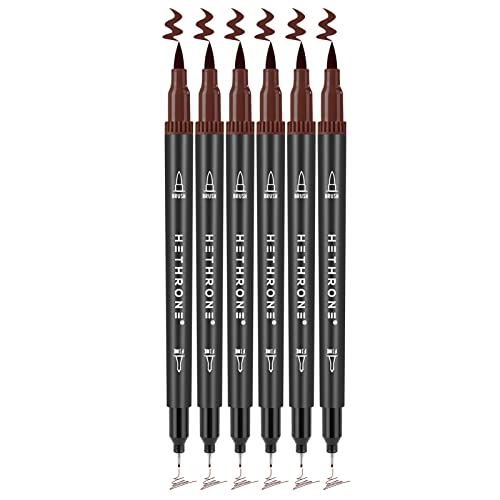 Hethrone Filzstifte Doppelseitig, Dual Brush Pen Set als Ersatz Y762 Bitterholz von Hethrone