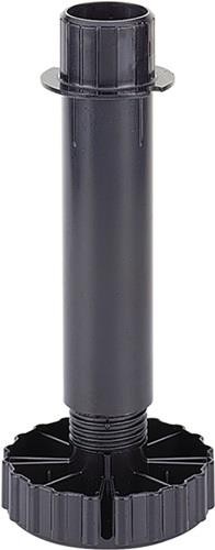 10 Stk. Hettich Sockelverstellfuß Korrekt Ku.schwarz 130mm Bereich -6/+30mm von Hettich