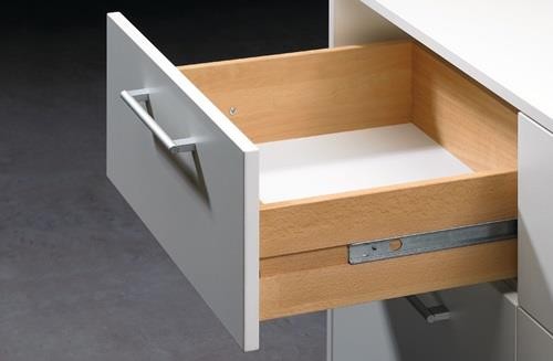Hettich Teilauszug KA 270 STA verz.L.350mm 12kg Schubkastenlänge 230-350mm von Hettich