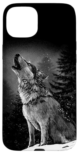 Hülle für iPhone 15 Plus Handyhülle Wolf heult Heulender Wolfsmotiv Handyhüllen Hülle für iPhone 15 Plus Handyhülle Wolf heult Heulender Wolfsmotiv Handyhüllen von Heulender Wolf heult heulen cooles Tier