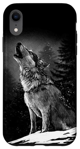 Hülle für iPhone XR Handyhülle Wolf heult Heulender Wolfsmotiv Handyhüllen Hülle für iPhone XR Handyhülle Wolf heult Heulender Wolfsmotiv Handyhüllen von Heulender Wolf heult heulen cooles Tier