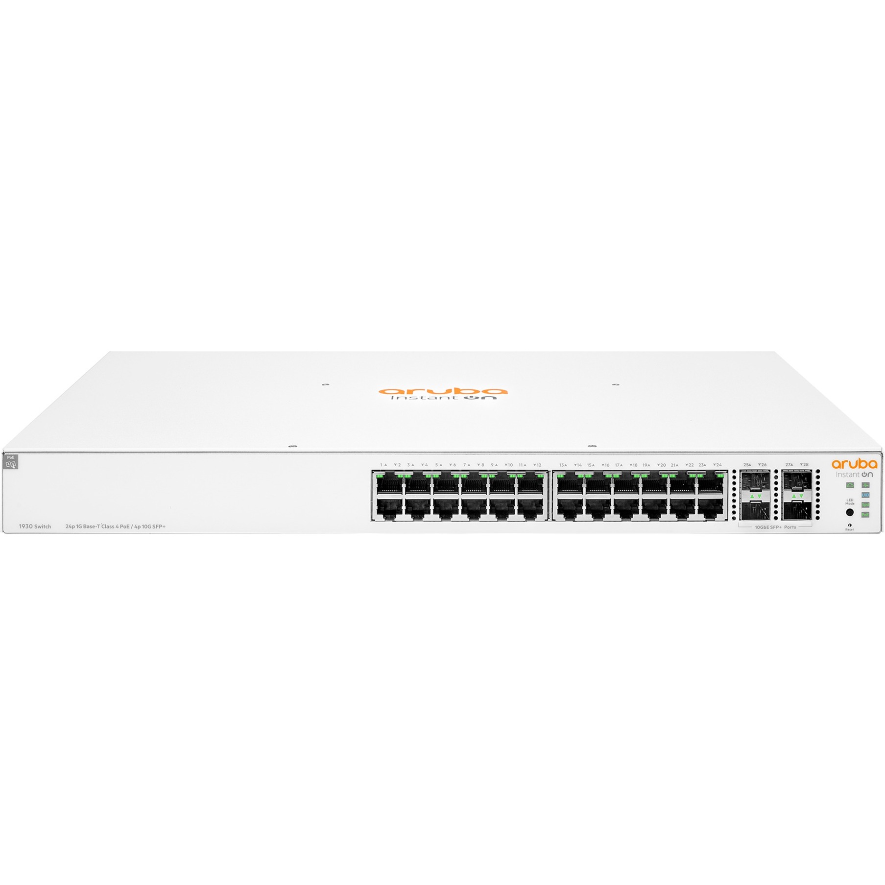 Aruba Instant On 1930 24G 370W PoE 4SFP+, Switch von Hewlett Packard Enterprise