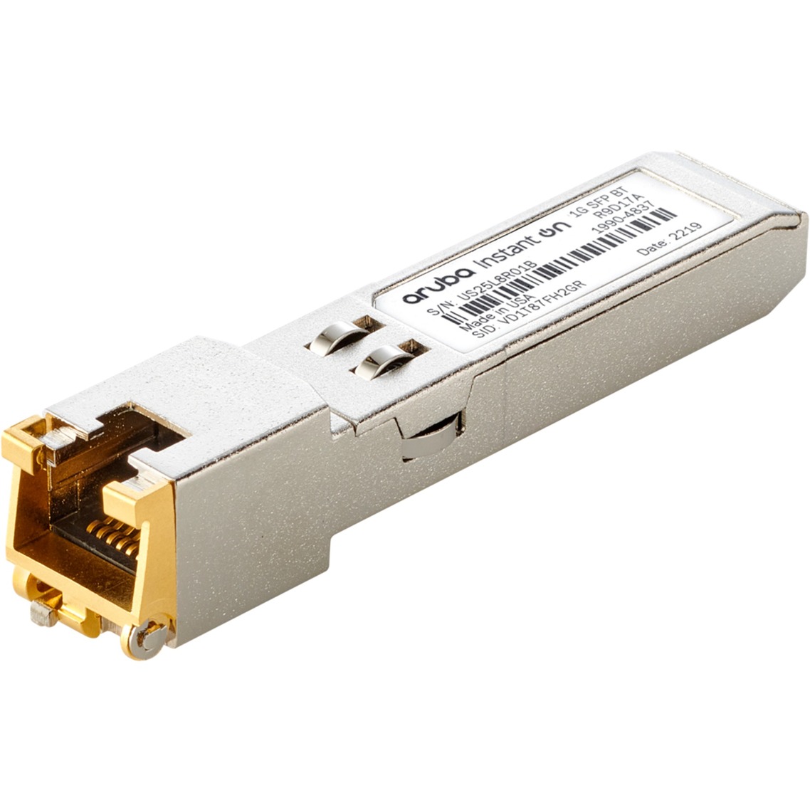 Aruba Networking Instant On 1 G SFP RJ45 100 m Cat5e, Transceiver Aruba Networking Instant On 1 G SFP RJ45 100 m Cat5e, Transceiver von Hewlett Packard Enterprise