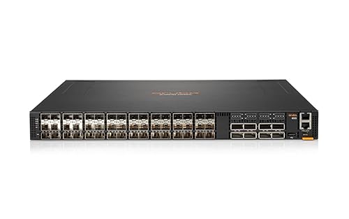 HPE Aruba 8325-48Y8C Switch - C3 - Managed - 48x10/25 Gigabit SFP+ / SFP28 + 8x40/100 Gigabit QSFP+ / QSFP28 - Luftstrom hinten nach vorne - Rack montierbar - TAA Konform von Hewlett Packard Enterprise