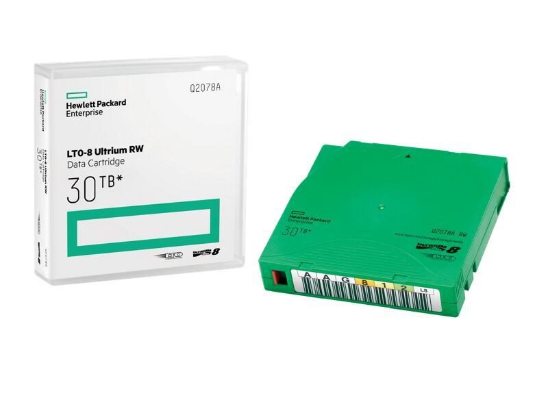 HPE LTO-8 Ultrium 30TB RW-Datenkassette (Q2078A) von Hewlett-Packard Enterprise