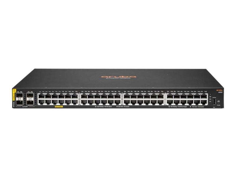 HPE Networking CX6000 Switch 48G Klasse 4 PoE 4SFP 740 W rackmountfähig von HPE