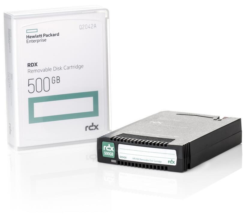 HPE RDX 500GB Wechseldatenträger-Kassette (Q2042A) von Hewlett-Packard Enterprise