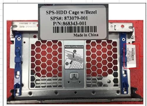 Hewlett Packard Enterprise SPS-HDD CAGE W/Bezel, SY 480 GEN10 BR, 873079-001 (GEN10 BR) von Hewlett Packard Enterprise