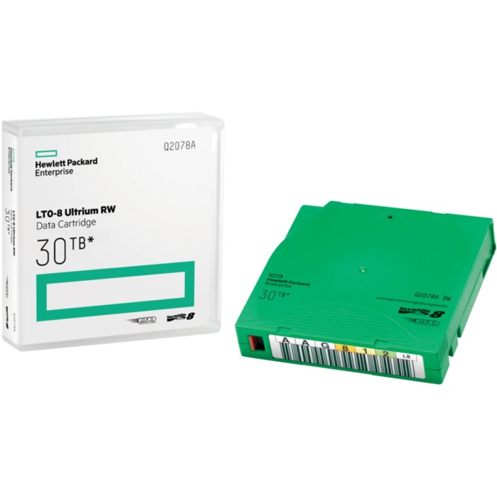 LTO8 Medium 12 TB, Streamer-Medium von Hewlett Packard Enterprise