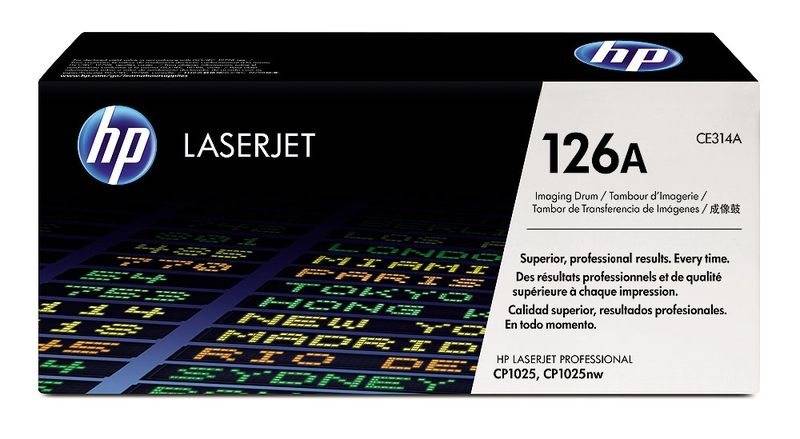 HP 126A original Trommel schwarz, cyan, magenta, gelb - CE314A von Hewlett Packard
