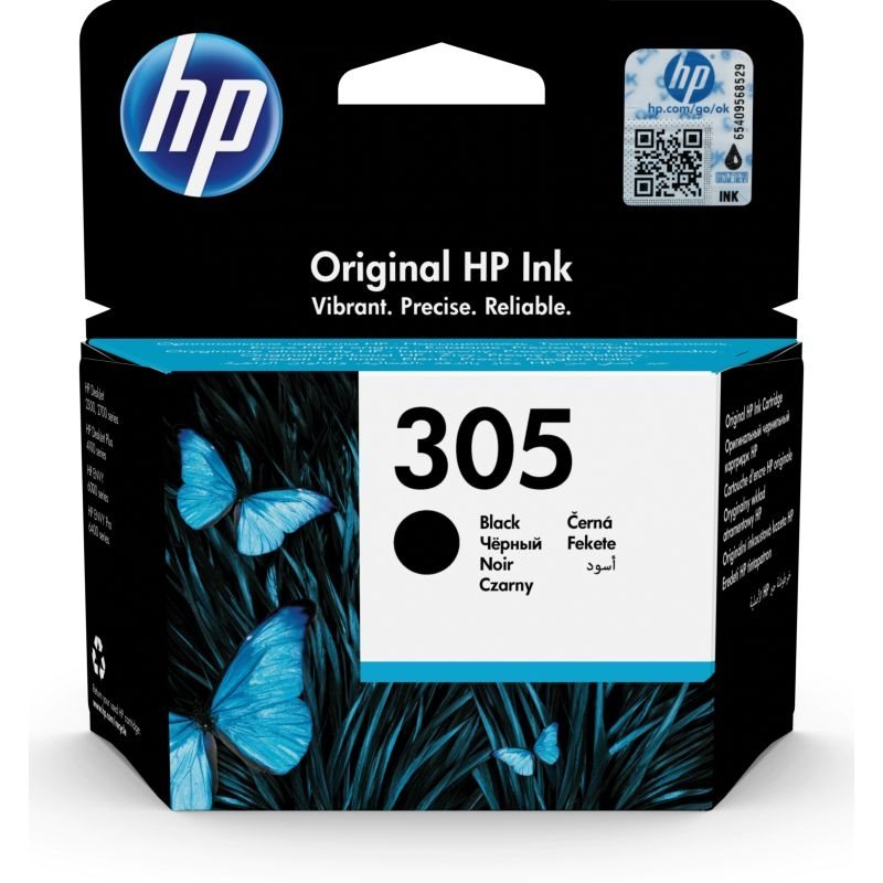 HP 305 Original Tinte schwarz - 3YM61AE von Hewlett Packard