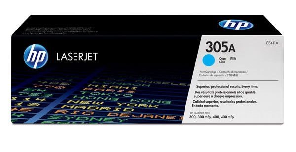 HP 305A original Toner cyan - CE411A HP 305A original Toner cyan - CE411A von Hewlett Packard
