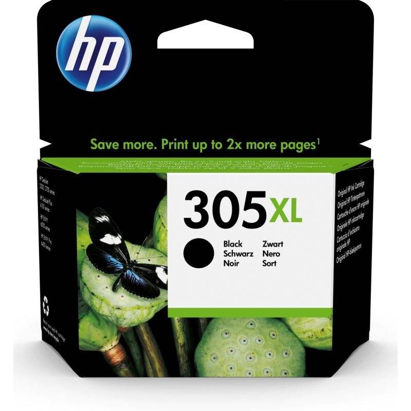 HP 305XL Original HC Tinte schwarz - 3YM62AE von Hewlett Packard