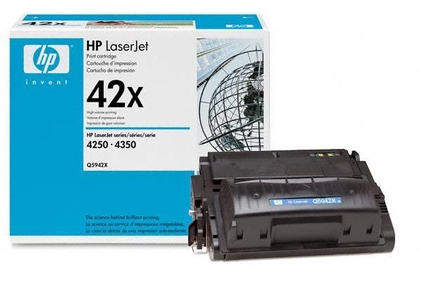 HP 42X original HC Toner schwarz - Q5942X HP 42X original HC Toner schwarz - Q5942X von Hewlett Packard