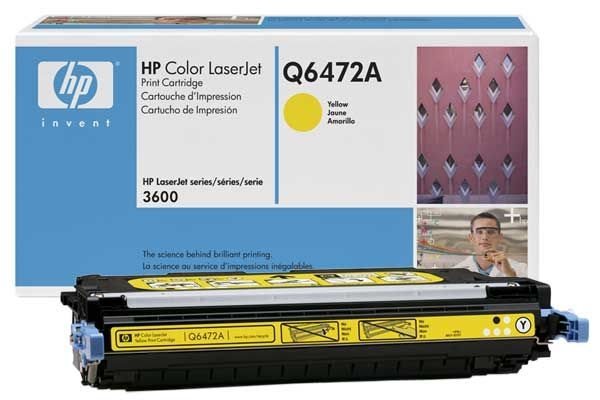HP 502A original Toner gelb - Q6472A von Hewlett Packard