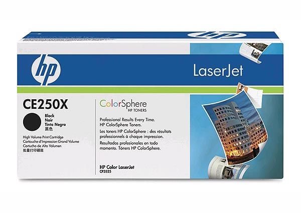 HP 504X original HC Toner schwarz - CE250X HP 504X original HC Toner schwarz - CE250X von Hewlett Packard