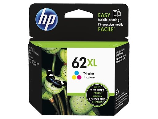 HP 62XL original HC Tinte cyan, magenta, gelb - C2P07AE von Hewlett Packard