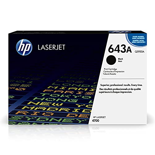 HP 643A Schwarz Original LaserJet Tonerkartusche von Hewlett-Packard