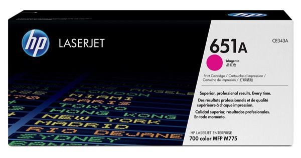 HP 651A original Toner magenta - CE343A HP 651A original Toner magenta - CE343A von Hewlett Packard