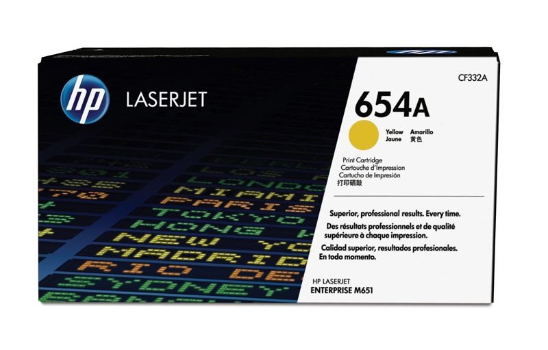 HP 654A original Toner gelb - CF332A von Hewlett Packard