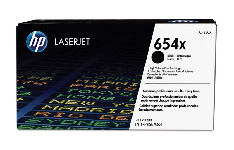 HP 654X original HC Toner schwarz - CF330X HP 654X original HC Toner schwarz - CF330X von Hewlett Packard